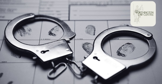 handcuffs and fingerprints