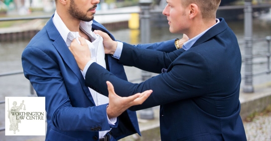 two men beginning to fight